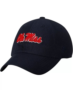 Мужская темно-синяя шляпа Ole Miss Rebels Staple Adjustable Top of the world