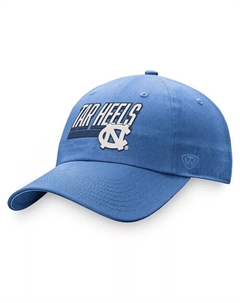 Мужская шапка Carolina Blue North Carolina Tar Heels Slice Adjustable Hat Top of the world