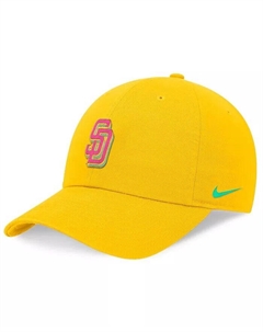 Мужская золотая бейсболка San Diego Padres City Connect Club Adjustable Hat Nike