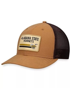 Мужская регулируемая кепка цвета хаки Alabama State Hornets Strive Trucker Top of the world