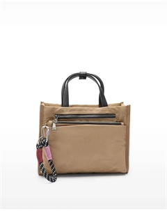 Сумка-трансформер в стиле тоут с небольшой сумкой через плечо, застежкой-молнией и съемной косметичкой, коричневый Parfois