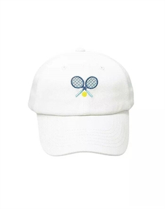 Бейсбольная кепка для тенниса для мальчиков белого цвета Bits & bows