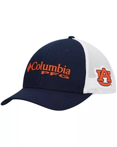 Кепка-кепка с застежкой-молнией для мальчиков Navy Auburn Tigers Collegiate PFG Flex Columbia