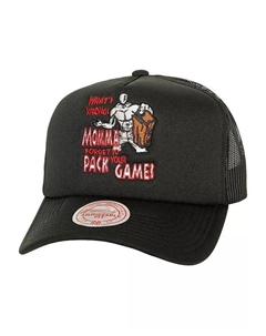 Мужская x And 1 черная регулируемая кепка Trucker Mitchell and ness