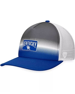 Мужская королевская серая кепка Kentucky Wildcats Daybreak Foam Trucker Adjustable Hat Top of the world
