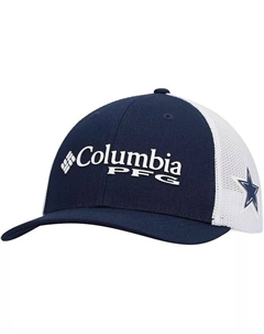 Кепка-кнопка с сетчатой вставкой PFG для мальчиков Navy Dallas Cowboys Columbia