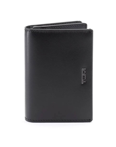 Усиленная мужская визитница Nassau из черной кожи, черный Tumi