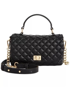 Сумка Tollann Quilted Mini Crossbody, черный I.n.c. international concepts