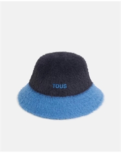 Голубая пушистая шапка, синий Tous