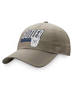 Мужская регулируемая кепка Butler Bulldogs Slice цвета хаки Top of the world