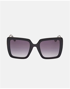 Квадратные инжектированные солнцезащитные очки, черный Guess