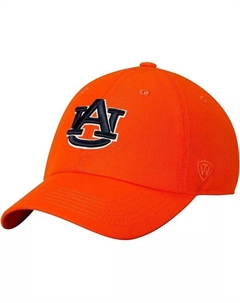 Мужская оранжевая шапка Auburn Tigers Primary Logo Staple Adjustable Top of the world