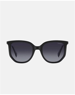 Квадратные женские солнцезащитные очки из полиамида с поляризованными линзами, черный Polaroid