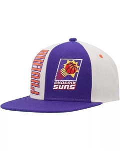 Мужская кремовая, фиолетовая кепка Phoenix Suns Hardwood Classics Pop Snapback Mitchell and ness