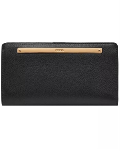 Liza тонкий двухслойный кошелек, черный Fossil