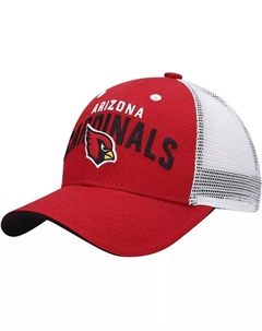 Кепка-кнопка Big Boys and Girls Cardinal, белая Arizona Cardinals Core Lockup Snapback Outerstuff