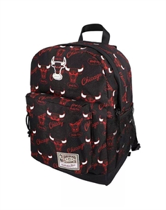 Мужской и женский рюкзак Chicago Bulls Distressed Hardwood Classics с логотипом команды Mitchell and ness