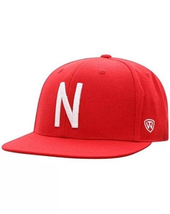 Мужская бейсболка цвета команды Nebraska Huskers Scarlet Top of the world