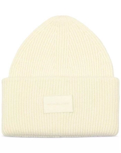 Женская шапка-бини с тонкими манжетами в рубчик, коричневый/бежевый Michael kors