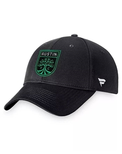 Мужская черная регулируемая кепка Austin FC Alpha Fanatics