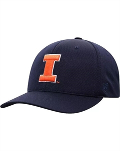 Мужская кепка Navy Illinois Fighting Illini Reflex Logo Flex Top of the world