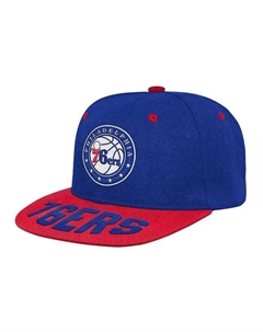 Кепка-снепбек для юниоров и девушек Royal Philadelphia 76ers Backboard Outerstuff