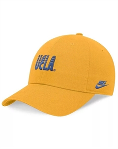Мужская золотая кепка UCLA Bruins Legacy Club Performance Adjustable Nike