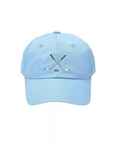 Бейсбольная кепка для хоккея с шайбой для мальчиков синего цвета Bits & bows