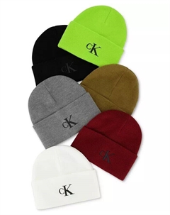 Мужская шляпа-манжета с логотипом, черный Calvin klein