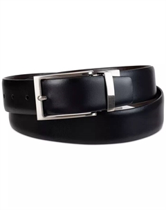 Мужской ремень для платья «два в одном» с перьевым краем, двусторонний, мультиколор Calvin klein