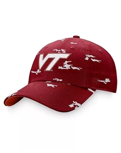 Женская темно-бордовая кепка Virginia Tech Hokies OHT в стиле милитари Appreciation Betty Adjustable Hat Top of the world