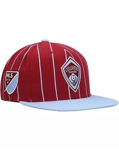 Мужская красная кепка Snapback с булавкой Colorado Rapids Team, красный Mitchell and ness