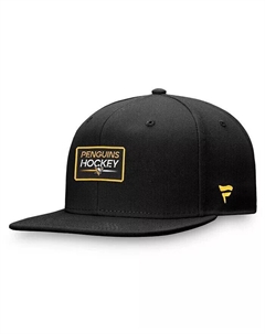 Мужская черная кепка Pittsburgh Penguins Authentic Pro Prime Snapback, черный Fanatics