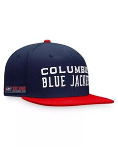 Мужские темно-синие, красные куртки Columbus Blue Iconic бейсболка Snapback с цветными блоками Fanatics