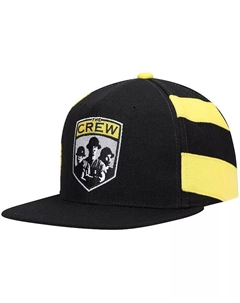 Мужская черная кепка Snapback с историческим логотипом Columbus Crew начиная с 96-го года из джерси с крючком Mitchell and ness