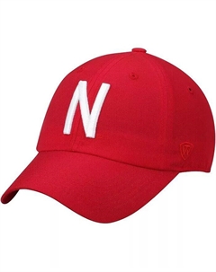 Мужская регулируемая шляпа Scarlet Nebraska Huskers Staple, красный Top of the world