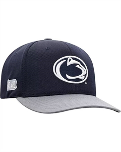 Мужская темно-серая двухцветная кепка Penn State Nittany Lions Reflex Hybrid Tech Flex, синий Top of the world