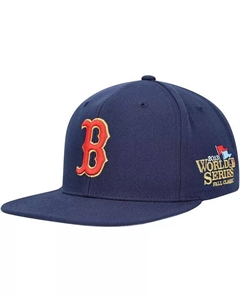 Мужская темно-синяя кепка Boston Red Sox Champ'd Up Snapback, синий Mitchell and ness
