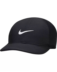Молодежная черная регулируемая шапка с перьями для мальчиков и девочек Club Performance Nike