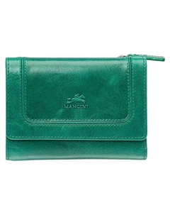 Мини-кошелек-клатч South Beach RFID Secure, зеленый Mancini