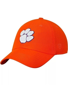Мужская оранжевая регулируемая шляпа с логотипом Clemson Tigers Primary, оранжевый Top of the world