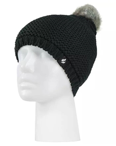 Шляпа с помпоном Paris изнаночной строчкой, серый Heat holders