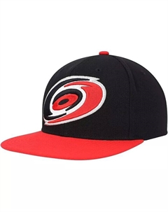 Мужская черная кепка Carolina Hurricanes Core Team Ground 2.0 Snapback, черный Mitchell and ness