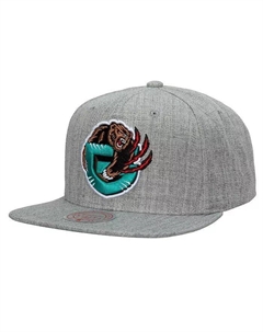 Мужская кепка Snapback Vancouver Grizzlies цвета Хизер Серая Hardwood Classics 2.0, серый Mitchell and ness