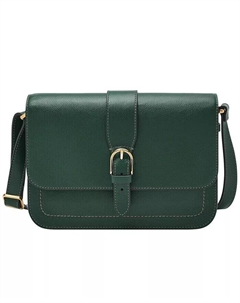 Маленькая кожаная сумка через плечо Zoey, зеленый Fossil