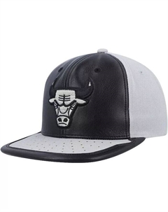 Мужская черно-серая кепка Chicago Bulls Day One Snapback, черный Mitchell and ness