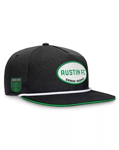 Черная мужская кепка Austin FC Iron Golf Snapback, черный Fanatics