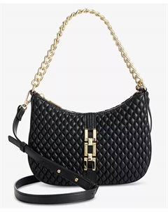 Маленькая стеганая сумка через плечо Quynn, черный I.n.c. international concepts