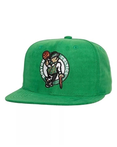 Мужская замшевая шляпа Kelly Green Boston Celtics Sweet Snapback, зеленый Mitchell and ness