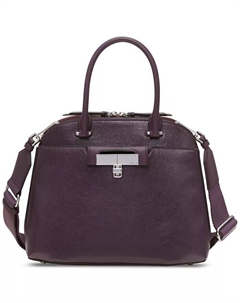 Сумка-трансформер Becky с куполом и поворотным замком, фиолетовый Calvin klein